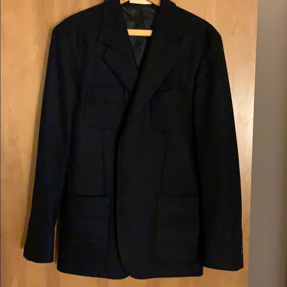 Men’s navy blue blazer by Gianfranco Ferre